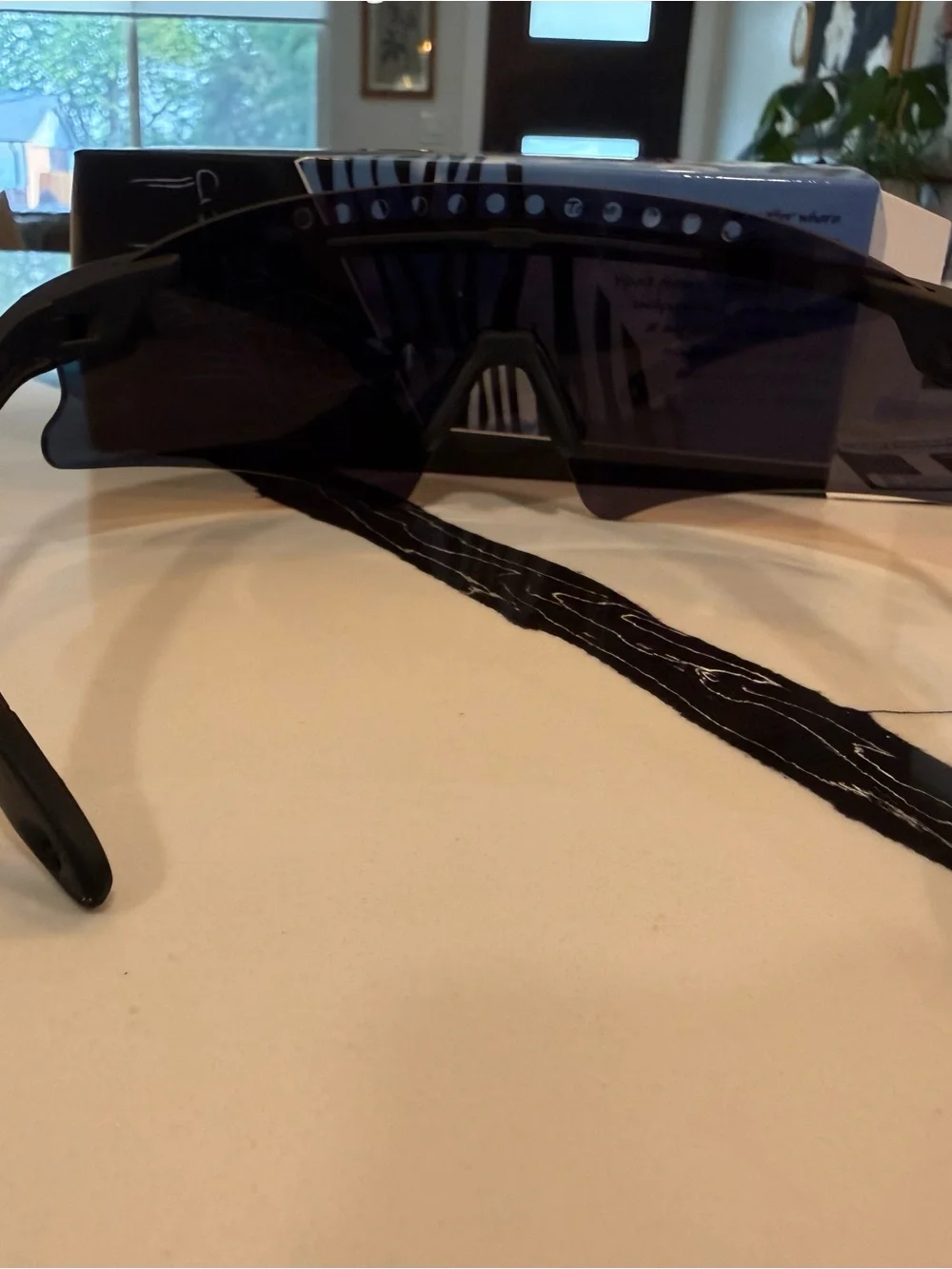 Pit Viper Exec Skysurfer Black Frame with Red-Orange Mirrored Lens